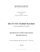 Qui hoạch và tối ưu hoá mạng truyền dẫn 3G