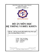 Chế tạo mạch điều khiển chạy theo quỹ đạo sử dụng động cơ bước