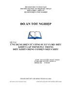 Ứng dụng điện tử công suất và bộ điều khiển lập trình PLC trong điều khiển động cơ điện một chiều