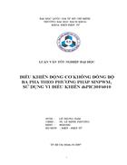 Luận văn tốt nghiệp điều khiển động cơ không đồng bộ ba pha theo phương pháp sinpwm sử dụng vi điều khiển dsPIC30F6010