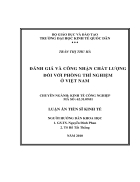 Đánh giá và công nhận chất lượng đối với phòng thí nghiệm ở Việt Nam