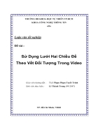 Sử dụng lưới hai chiều để theo vết đối tượng trong Video