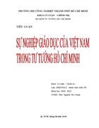 Su nghiep giao duc cua Viet Nam trong tu tuong Ho Chi Minh