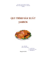 Quy trình sản xuất Jambon