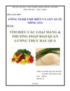 Tìm hiểu các loại màng phương pháp bảo quản lương thực rau quả