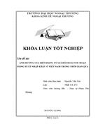 Ảnh hưởng của biến động tỷ giá hối đoái tới hoạt động xuất nhập khẩu ở việt nam trong thời gian qua