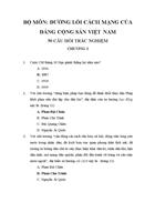 Câu hỏi trắc nghiệm chi tiet mon duong loi dang cong san viet nam