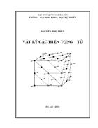 Vật lý các hiện tượng từ Nguyen Phu Thuy