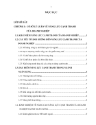 Giải pháp nhằm nâng cao năng lực cạnh tranh cho Ngân hàng Công thương khu công nghiệp Biên Hoà đến năm 2010