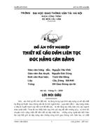 Thiết kế cầu dầm liên tục đúc hẫng cân bằng ĐH GTVT K45