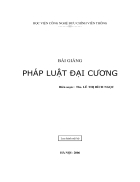 Bài giảng pháp luật đại cương HVBCVT