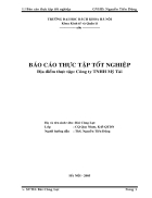 Báo cáo thực tập tại Công ty TNHH Mỹ Tài Thành Phố Quy Nhơn Tỉnh Bình Định