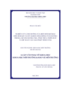 THẠC SỸ KH VÀ BẢO VỆ MÔI TRƯỜNG Nghiên cứu ảnh hưởng của Biến đổi khí hậu đến sinh kế và sức khỏe của cộng đồng và đề xuất các giải pháp thích ứng