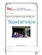 Tổng quan về chất thải nguy hại