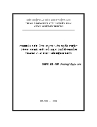 Nghiên cứu ứng dụng các giải pháp công nghệ mới để hạn chế ô nhiễm trong các khu mổ bệnh viện Việt Nam Cu Ba