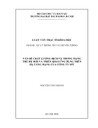 Vấn đề chất lượng dịch vụ trong mạng thế hệ mới và triển khai ứng dụng trên hạ tầng mạng của công ty spt