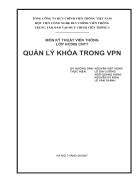 Quản lý khóa trong vpn