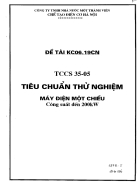 Tiêu chuẩn thử nghiệm máy điện một chiều công suất đến 200kW