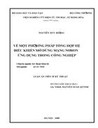 Về một phương pháp tổng hợp hệ điều khiển mờ dùng mạng nơron ứng dụng trong công nghiệp