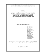 Kết quả nghiên cứu tham vấn hiện trường các vấn đề về giới trong Lâm nghiệp làm cơ sở việc lồng ghép giới trong chiến lược phát triển ngành Lâm nghiệp giai đoạn 2006 2020