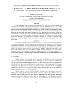 Các nhân tố tác động đến trải nghiệm mua sắm giải trí