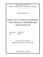 Chiến lược xây dựng và phát triển thương hiệu vnpt