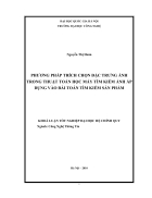 Phương pháp trích chọn đặc trưng ảnh trong học máy tìm kiếm ảnh và ứng dụng trong trong tìm kiếm sản phẩm