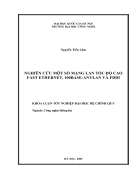 Nghiên cứu một số mạng LAN tốc độ cao Fast Ethernet 100Base AnyLAN và FDDI