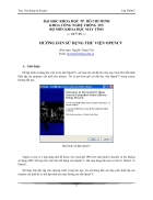 Xứ lí ảnh OpenCVGuide