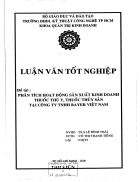 Phân tích họat động sản xuất kinh doanh thuốc thú y thuốc thủy sản tại công ty TNHH Bayer Việt Nam