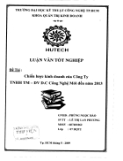 Chiến lược kinh doanh của công ty THNN TM DV D C Công Nghệ Mới đến năm 2013