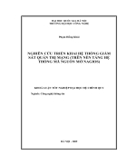 Đề tài Nghiên cứu triển khai hệ thống giám sát quản trị mạng trên nền tảng hệ thống mã nguồn mở nagios