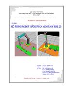 Mô phỏng robot bằng phần mềm Easy Rob 2 0