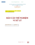 Thí nghiệm Vi xử lý