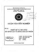 Thiết kế và thi công mô hình cân và đóng gói sản phẩm