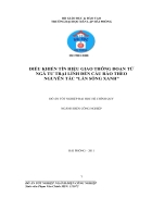 Xây dựng hệ thống điều khiển đèn giao thông theo làn sóng xanh đoạn từ Ngã tư Trại Lính đến Cầu Rào