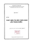 Phat hien tin hieu tuan hoan lan trong nhieu