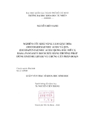 Nghiên cứu khả năng làm giàu dha docosahexaenoic acid và epa eicosapentaenoic acid trong dầu mỡ cá basa pangasius bocourti bằng phương pháp dùng enzyme lipase và chưng cất phân đoạn