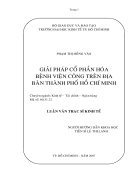 Biện pháp cổ phần hóa bệnh viện công trên địa bàn thành phố Hồ Chí Minh