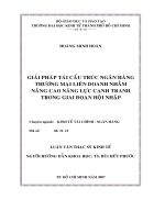 Giải pháp tái cấu trúc Ngân hàng Thưong mại Sài Gòn nhằm nâng cao năng lực cạnh tranh trong giai đoạn hội nhập