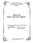 Báo cáo thực tập sư phạm