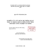 Nghiên cứu xây dựng hệ thống quan trắc tự động chất lượng nước thải cho khu công nghiệp tân bình