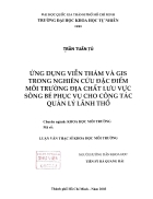 Ứng dụng viễn thám và gis trong nghiên cứu đặc điểm môi trường địa chất lưu vực sông bé phục vụ cho công tác quản lý lãnh thổ