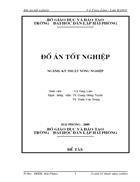 Thực trạng phát triển chăn nuôi trâu và một số đặc điểm sinh học của đàn trâu ở xã Vân Hoà huyện Ba Vì Hà Nội