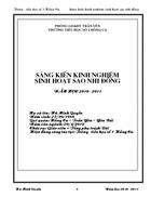 Sinh hoạt sao nhi đồng