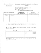 Đề thi và đáp án khu vực giải toán trên máy tính casio lớp 12 BTTHPT năm 2010