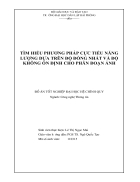 Tìm hiểu phương pháp cực tiểu năng lượng dựa trên độ đồng nhất và độ không ổn định cho phân đoạn ảnh