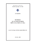 Mô phỏng sự lan truyền bệnh trên cá da trơn