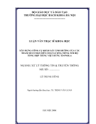 Xây dựng công cụ khảo sát ảnh hưởng của các tham số cơ bản đến chất lượng tiếng nói bộ tổng hợp tiếng Việt dùng TD PSOLA