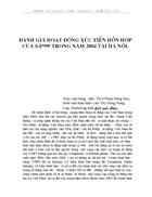 DANH GIA HOAT DONG XUC TIEN HON HOP CUA S Fone TRONG NAM 2004 TAI HA NOI